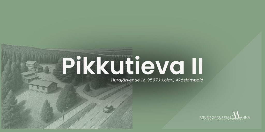 Loma-asuntotontti Äkäslompolon sydämessä – näköala tunturille
